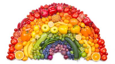 fruta y verdura antioxidantes